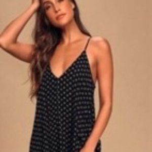 Lulu’s Black Yours Tule Floral Print Maxi